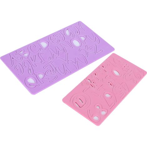 Moule à gaufrer alphabet chiffre pâte à sucre gâteau embosseur décoration outil pâtisserie (1/5)