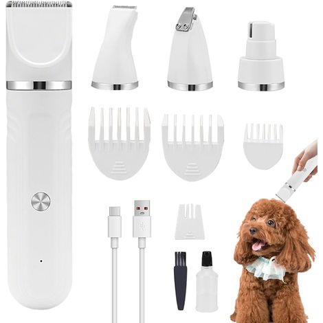 Tondeuse à poils de chien - 4 en 1 - Électrique rechargeable - Pour chiens (1/5)