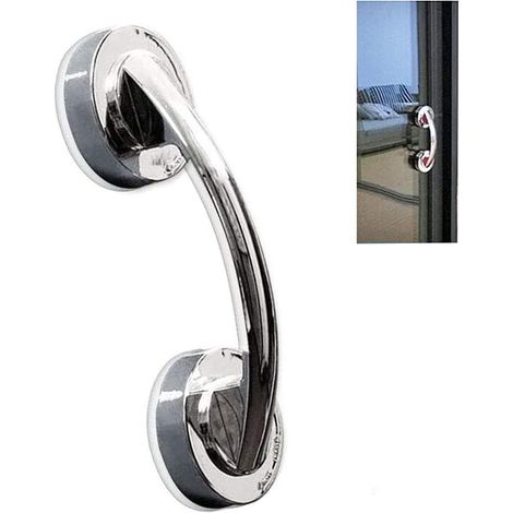 Poignée de ventouse Super Power, Poignée d'aide Grip Extracteur de Main Courante pour la salle de bains, douche, Cabinet, Mini réfrigérateur (Argent)