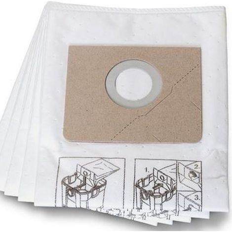 FEIN Vliesfiltersack 25L (5 Stück) für Dustex 25L - 31345061010