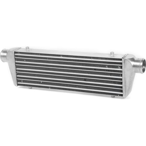 GARRYFIZH Refroidisseur intermédiaire universel à montage avant modifié radiateur de chaleur Turbo refroidisseur de moteur entrée 2.5in (1/5)