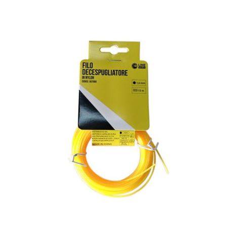 Filo decespugliatore tondo yellow-r mm1.6x15mt