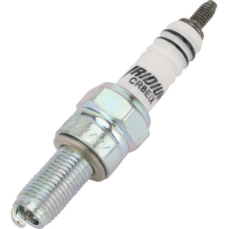Iridium resistance spark plug CR8EIX, universal spark plug for motorcycles, ATVs, and UTVs. (1/4)