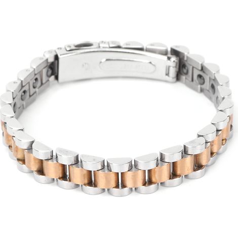 Bracelet magnétique thérapeutique simple et élégant, soulagement des douleurs arthritiques, magnétique unisexe (1/5)