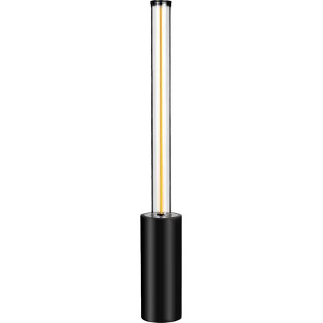 Lampe de table rechargeable, lanterne de bureau sans fil, veilleuse portable, 3 modes, robuste, longue durée de vie, design élégant et compact pour chambre à coucher, 30 x 4 x 4 cm (1/5)