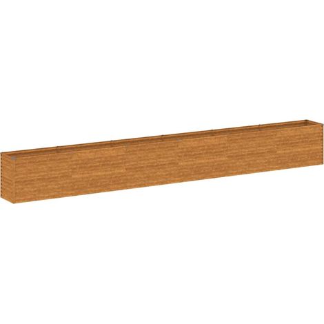 Maison Exclusive - Letto Rialzato da Giardino 578x50x69 cm Acciaio Corten
