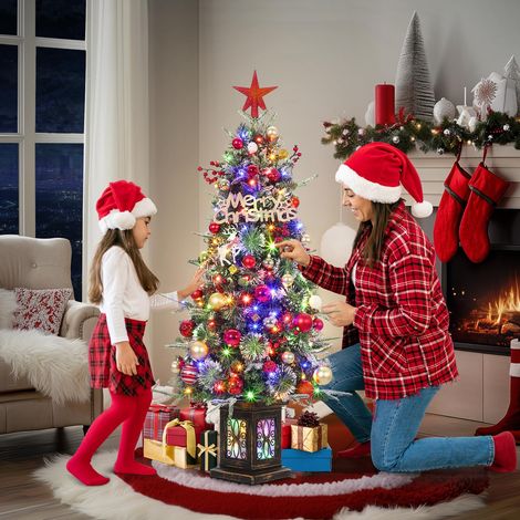 Sapin de Noël artificiel pré-éclairé (1/5)