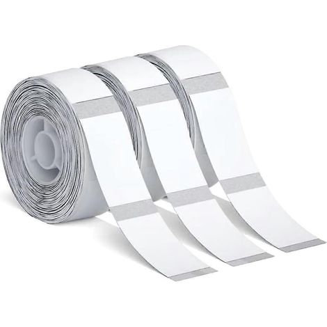 Rouleau de papier thermique transparent autocollant 14 x 30 mm pour mini-imprimante D30/Q30/P15/P11/L11/P12 (3 pièces) (1/5)
