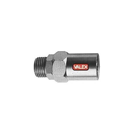 VALEX RACCORDO 1/4M CON PORTAGOMMA 2 PEZZI