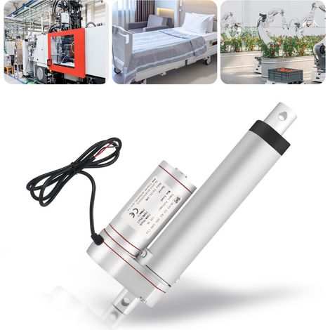 SWANEW 1500N Linearantrieb Linearmotor Linear Actuator Verstellantrieb Türöffner Linearmotor 12V DC 5,7mm/s (150mm) (1/5)