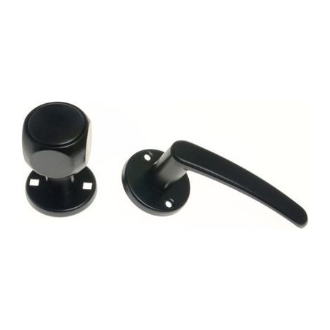 Pomello-maniglia spaccato nero verniciato - MP GK DZ CZA
