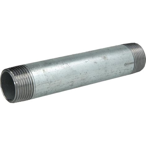 Nipple double galvanisé 1'' x 160 mm
