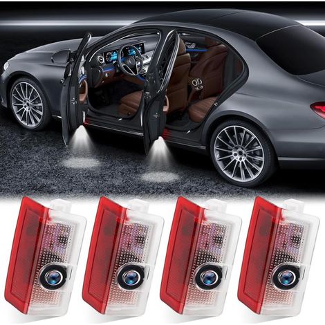 Lot de 4 projecteurs lumière voiture lumières porte voiture bienvenue (1/5)