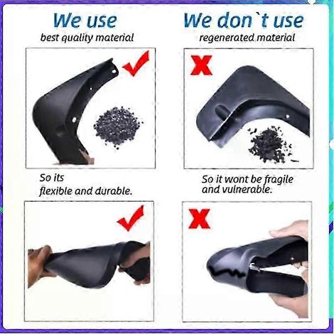 Garde-boue de haute qualité pour Toyota BZ4X EA10 2022 et Subaru Solterra 2023. Accessoires : bavettes, élargisseurs d'ailes, protections anti-éclaboussures, bavettes avant et arrière. (1/2)