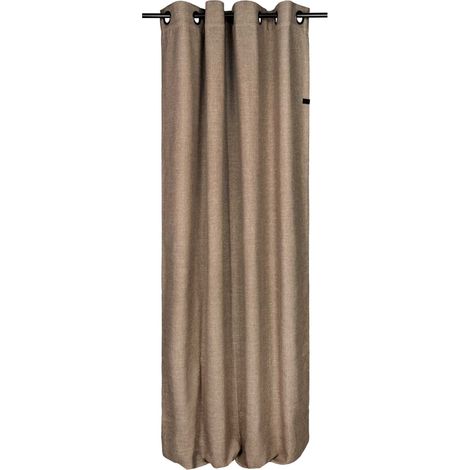 SCHÖNER WOHNEN Tenda con occhielli COAST - 1 pezzo 140x250 cm, grigio