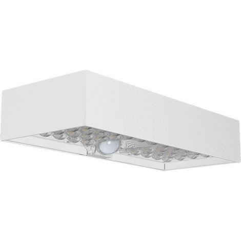 V-TAC Lampada LED da Muro 6W Con Pannello Solare e Sensore PIR Colore Bianco Bianco Naturale IP65