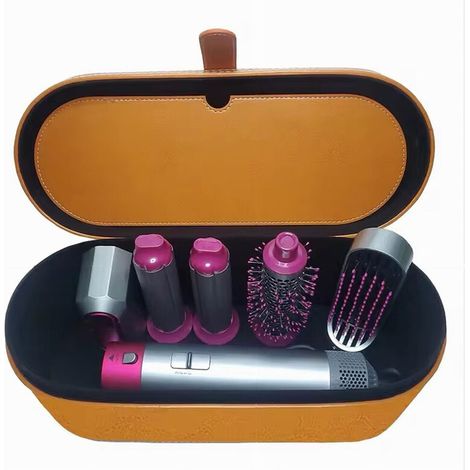 Sèche-cheveux 5 en 1 avec brosses coiffantes – Technologie ionique – Longueur câble 1,8m – Pour cheveux secs et humides