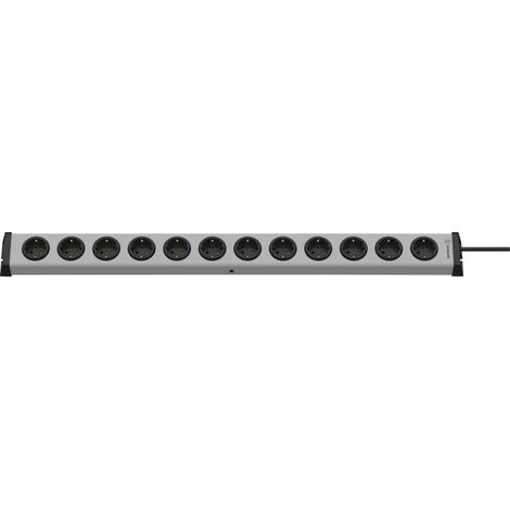 Ehmann 0200x01124301 Steckdosenleiste 12fach Grau, Anthrazit Schutzkontakt 1 St.