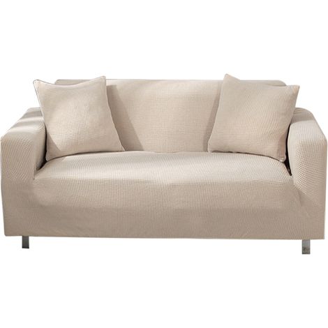 Housse de Canapé Extensible Imperméable pour Canapé 2 Places, Protection Anti-taches en Polyester Spandex Doux et Résistant (1/4)