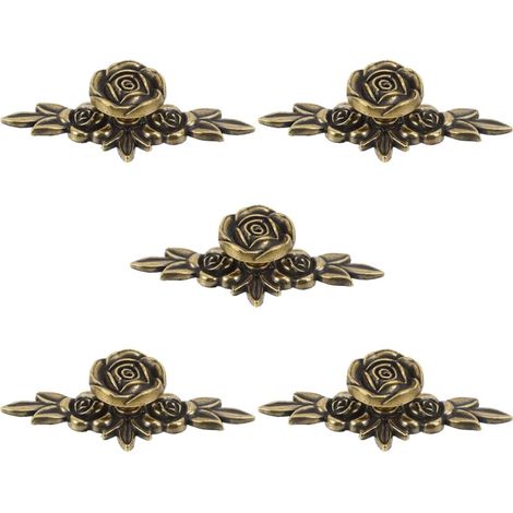 5 Piece Decorative Cabinets Antique Cabinet Drawers Handles Vintage