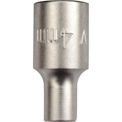 Llave Vaso Hexagonal  1/4"-09Mm Cromo Vanadio (1/2)