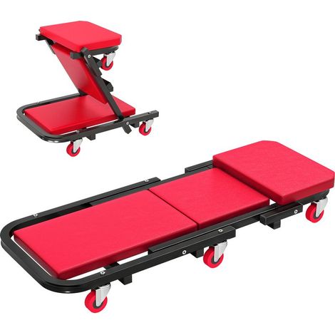 2-in-1-Montagewagen, faltbarer Z-förmiger Werkstattwagen, 150 kg Tragkraft, 101,5 x 40 x 13,5 cm, Rogue (1/5)