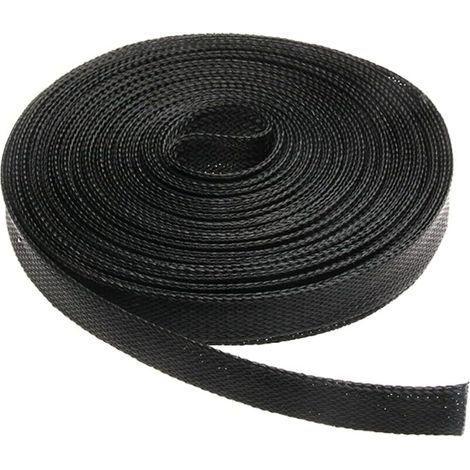 ETOPARS 18mm Manchon de Câble Gaine Tressée Extensible PET Fil Rangement Câble Souple Ajustable Tube de Métier à Tisser Protection Câbles Longueur 7,5 Mètres (1/5)
