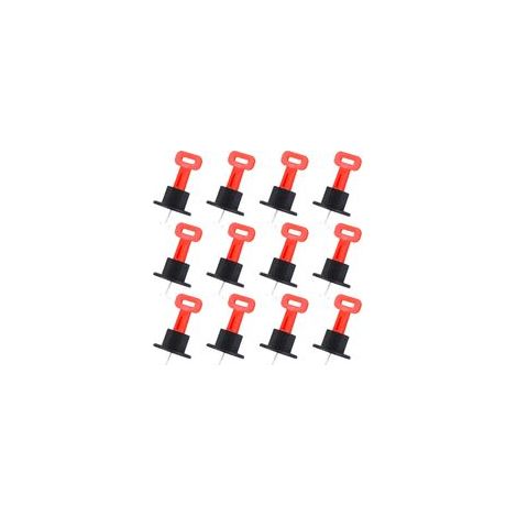 50Pcs Planchers Murs Réutilisables Positionnement Kits De Régulateur De Nivellement Position du Levier Bâtiment Levage De Carreaux Et Outils Systèmes De Plancher De Type T H231
