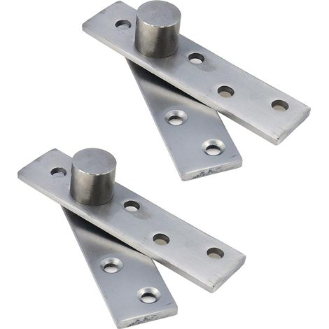 en inox 360 degrés Porte Pivot Charnière 2 sets (1/5)