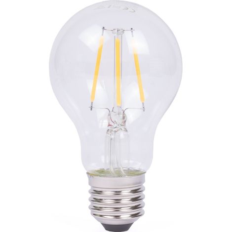 Ampoule LED à filament A60 4W E27, dimmable, 400 lm, blanc chaud 2500K (1/3)