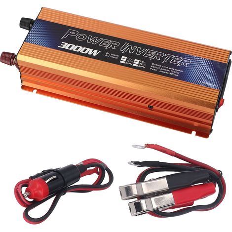 Convertisseur d'onde sinusoïdale d'inverseur de puissance de voiture avec le ventilateur de refroidissement de Port USB 500W DC 12V à AC