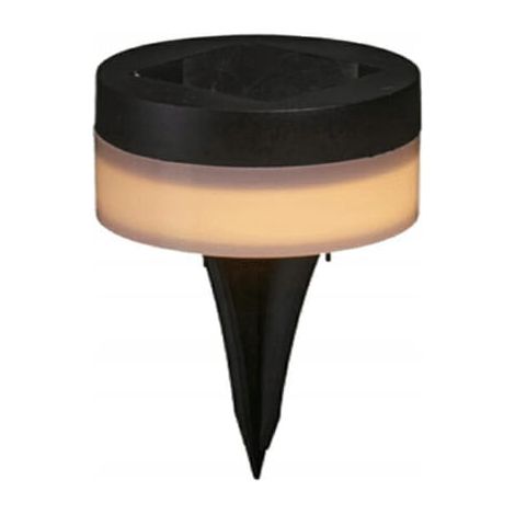 Lampada solare da giardino a LED 12cm Luce bianca calda impermeabile