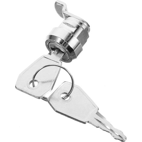 Verrou à Came 16mm en Acier Inoxydable, Lot de 1 Set de Set, Argenté  Caisse Enregistreuse et Dispositifs de Sécurité, Protection Fiable, Usage Pratique (1/5)