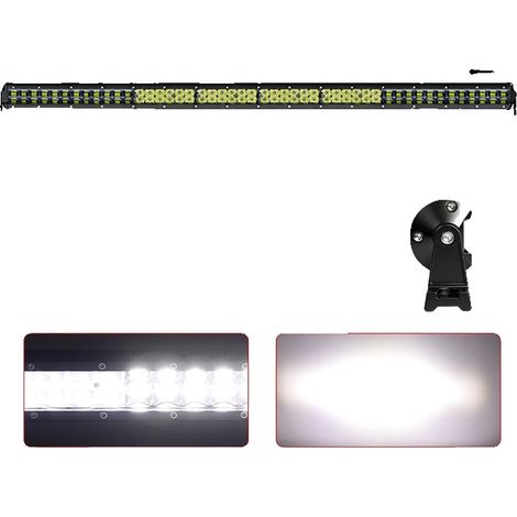 Barra luminosa a LED a doppia fila impermeabile da 42 pollici (1/2)
