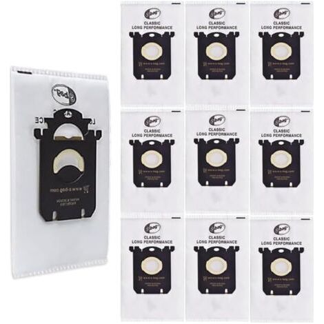 Lot de 10 sacs HEPA en Y pour aspirateurs Hoover WindTunnel, verticaux Y, Z et YZ (pièces AH10040, 902419001, 40100Y et 4010801Y)
