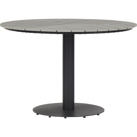 Hector Gartentisch Ø110 cm grau.