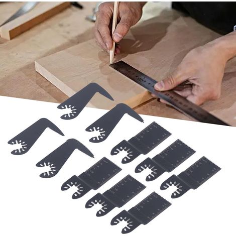 Ensemble de 12 lames de scie polyvalentes pour le travail du bois et du métal (1/5)