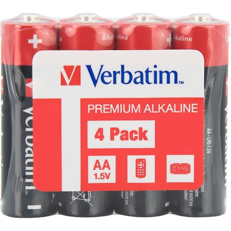 ALKALINE BATTERY AA 4 PACK SHRINK
