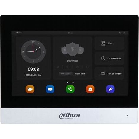 VTH8A21KMS-W - Monitor interno VTH IP/Wi-Fi 7" argento Android