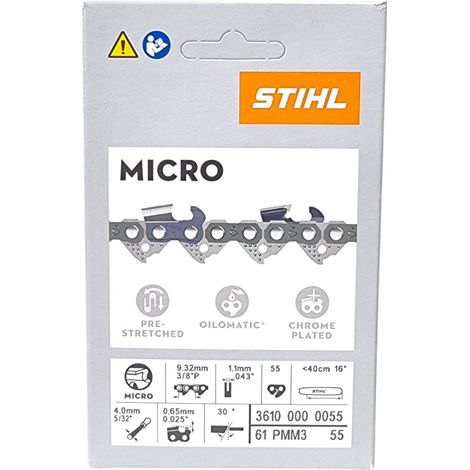 STIHL Picco Micro Mini 3 Sägekette 40 cm 3/8" P 1,1 mm 55 TG ( 36100000055 )