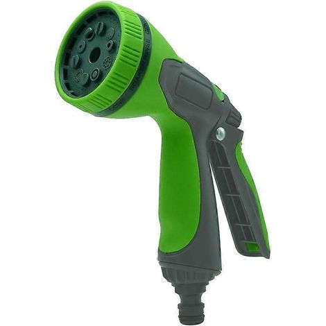 Garden Hose Nozzle Watering Spray High Pressure Water Sprinkler With 10 Patterns (1/4)