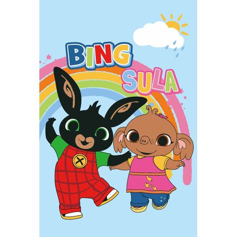 Bing Fleece-Decke 100x150 cm Kuscheldecke aus 100 % Polyester, Weich & Warm (1/2)