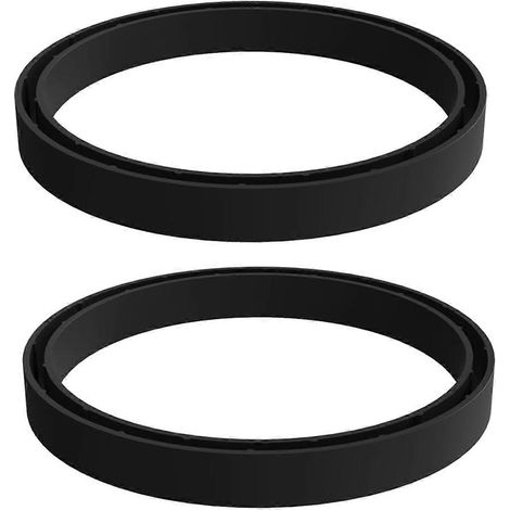 Lot de 2 bases annulaires de 8 1/4 po pour bouteille de propane (noir) (1/5)