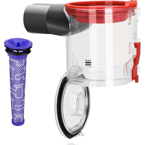 Staubbehälter für Dyson V7 V8 SV10 SV11 Staubsauger, Hochwertiger Staubsammeltopf Ersatzteile, Dyson Staubeimer & Abfallbehälter Zubehör (1/5)