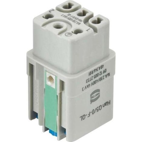 Harting Han Q 5/0 Insert female quick lock 09120052733 (1/2)