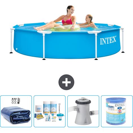 Intex Piscine Tubulaire Ronde - 244x51 cm - 5-pièces S41410 (1/5)