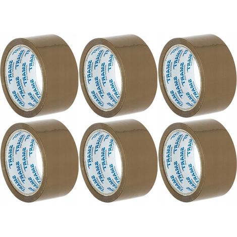 Cinta de embalaje Havana Smart marrón PP 48 mm x 60 m 6 unidades (1/4)