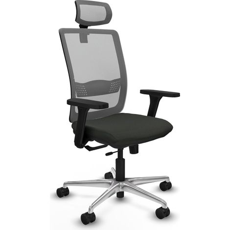 Sedia da ufficio piqueras y crespo Haches grigio alluminio (1/2)