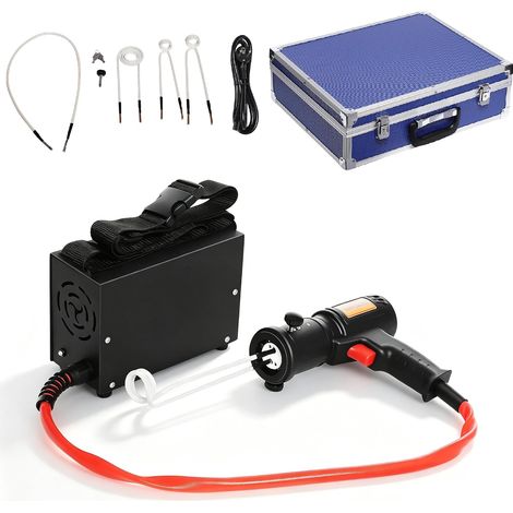 HAUTOUR Chauffage magnétique à induction 1500 W pour voiture, sans flamme, chauffe-induction avec 4 bobines de chauffage, desserrage de vis pour induction (1/5)