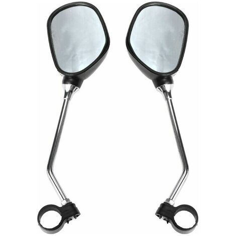 1 Paire Rétroviseur Vélo Guidon Réglable, Miroir de Vélo Incassable (1/3)